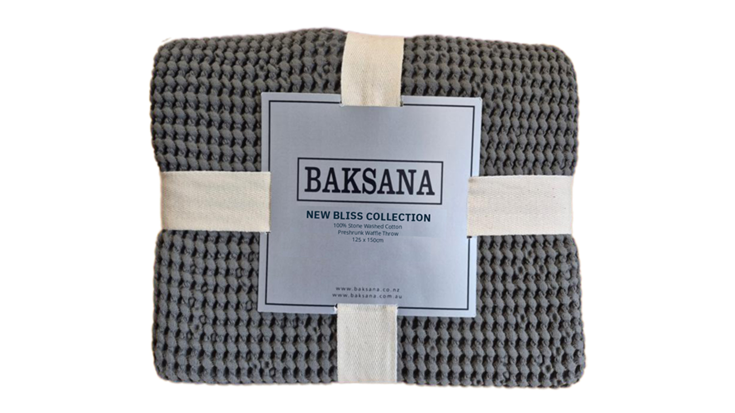 New Bliss Throw in a stylish gunmetal colour